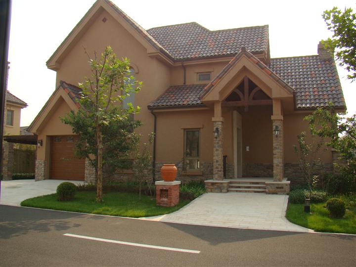 威洛尼艺术涂料别墅墙面装修